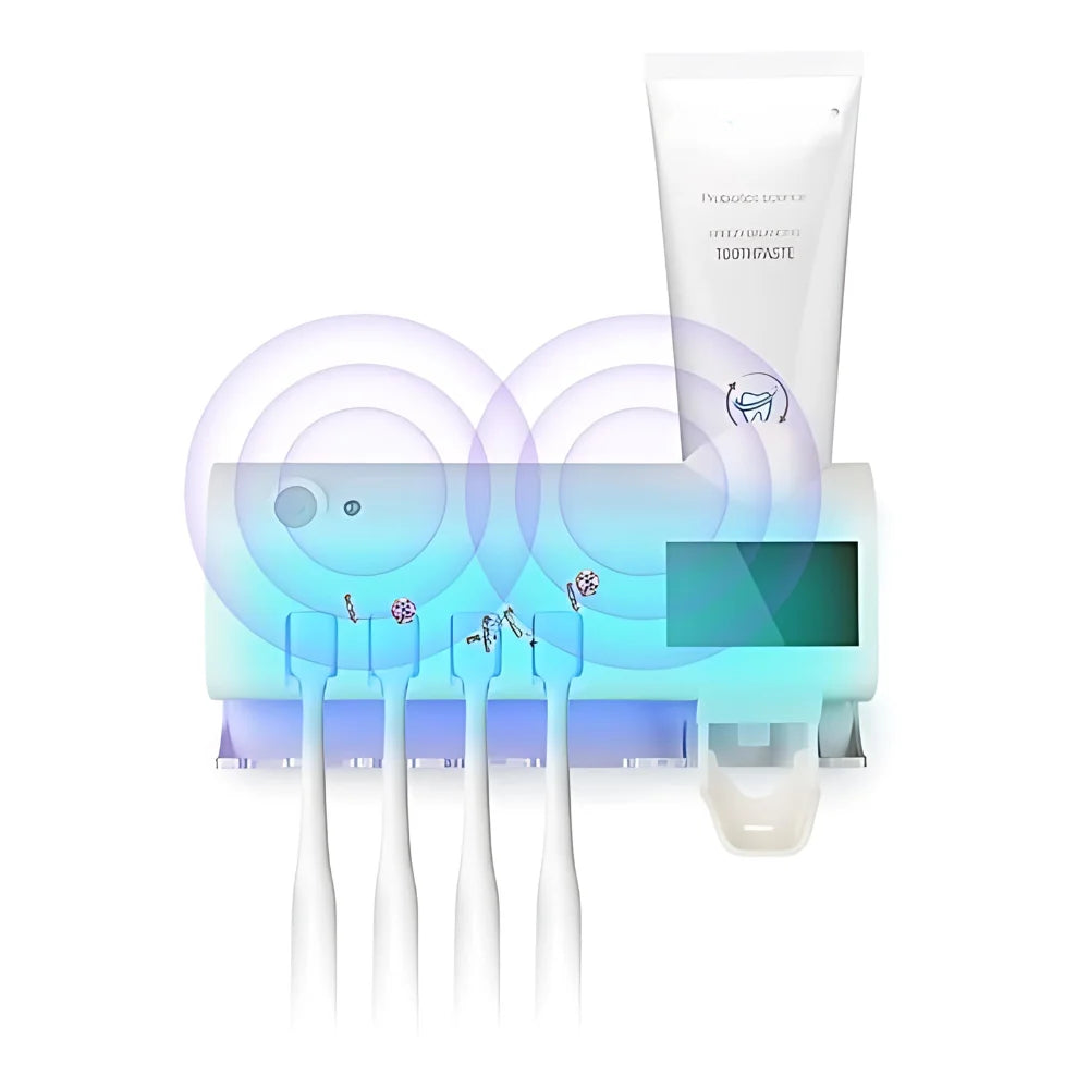 Automatic Antibacterial UV Light Toothbrush Sterilizer Holder