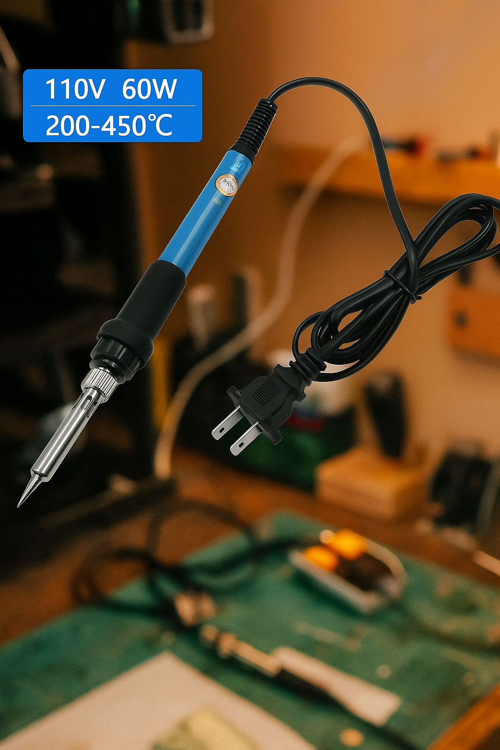 New Electric Soldering Iron with Adjustable Temperature 220V 110V 60W