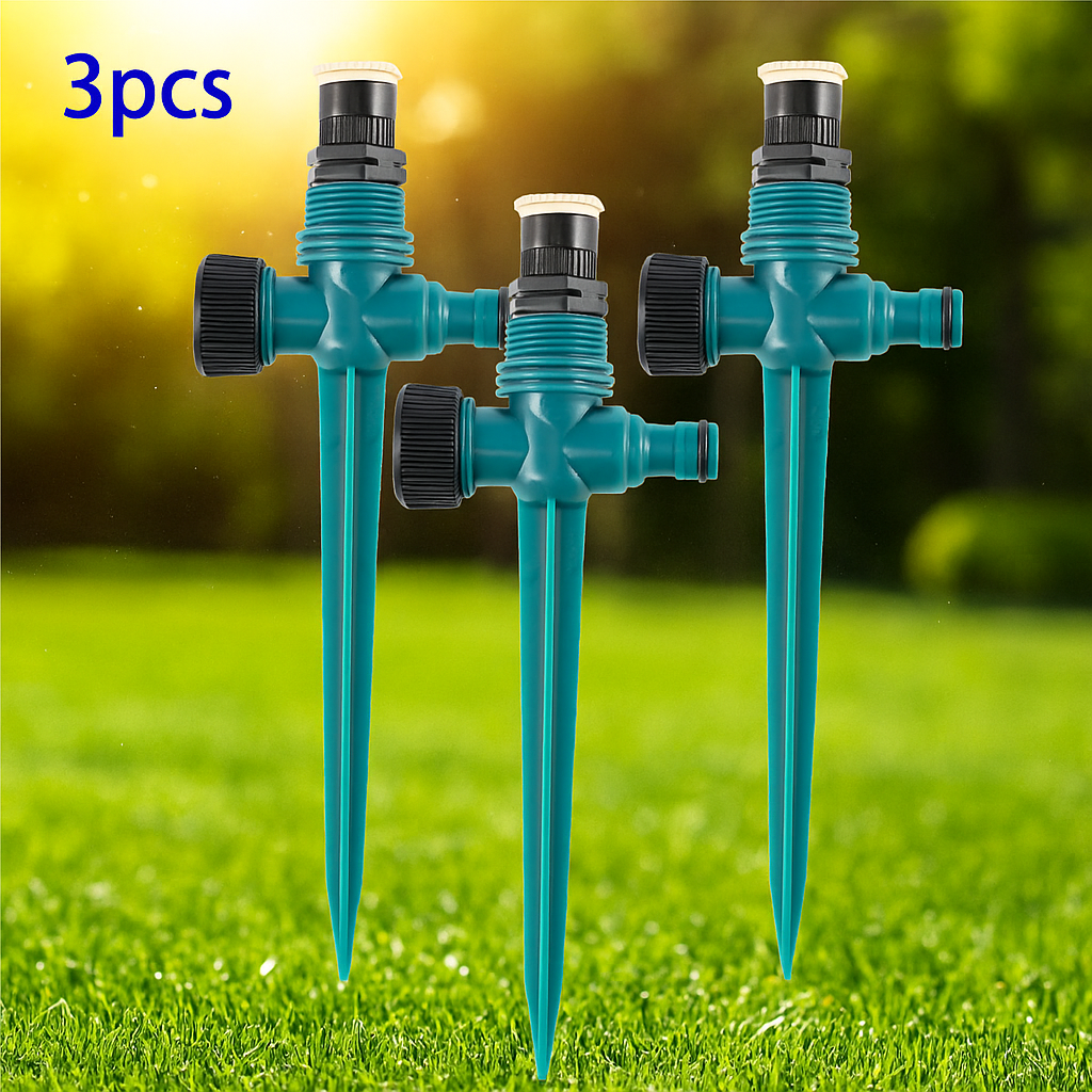 360° Rotation Garden Sprinkler Agricultural Irrigation System Soil Automatic Pipe