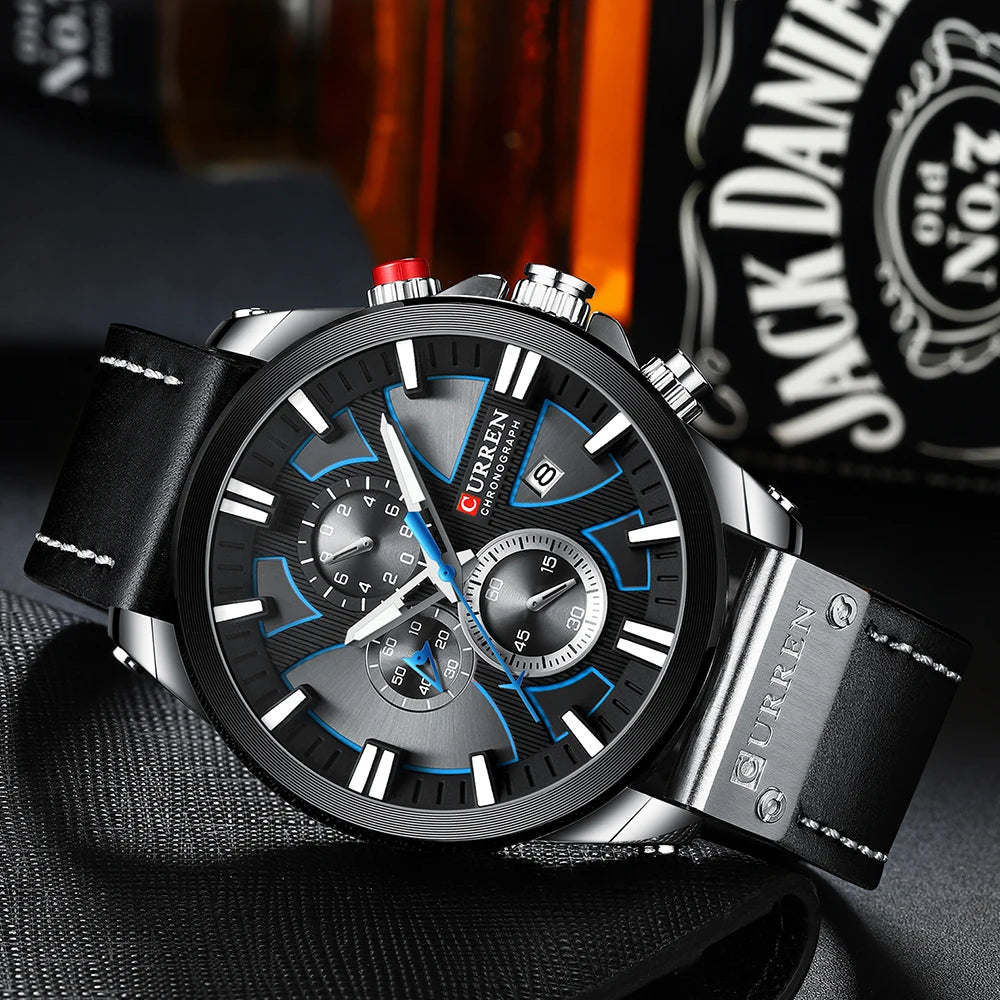 New CURREN fashion men's watches, quartz wristwatches