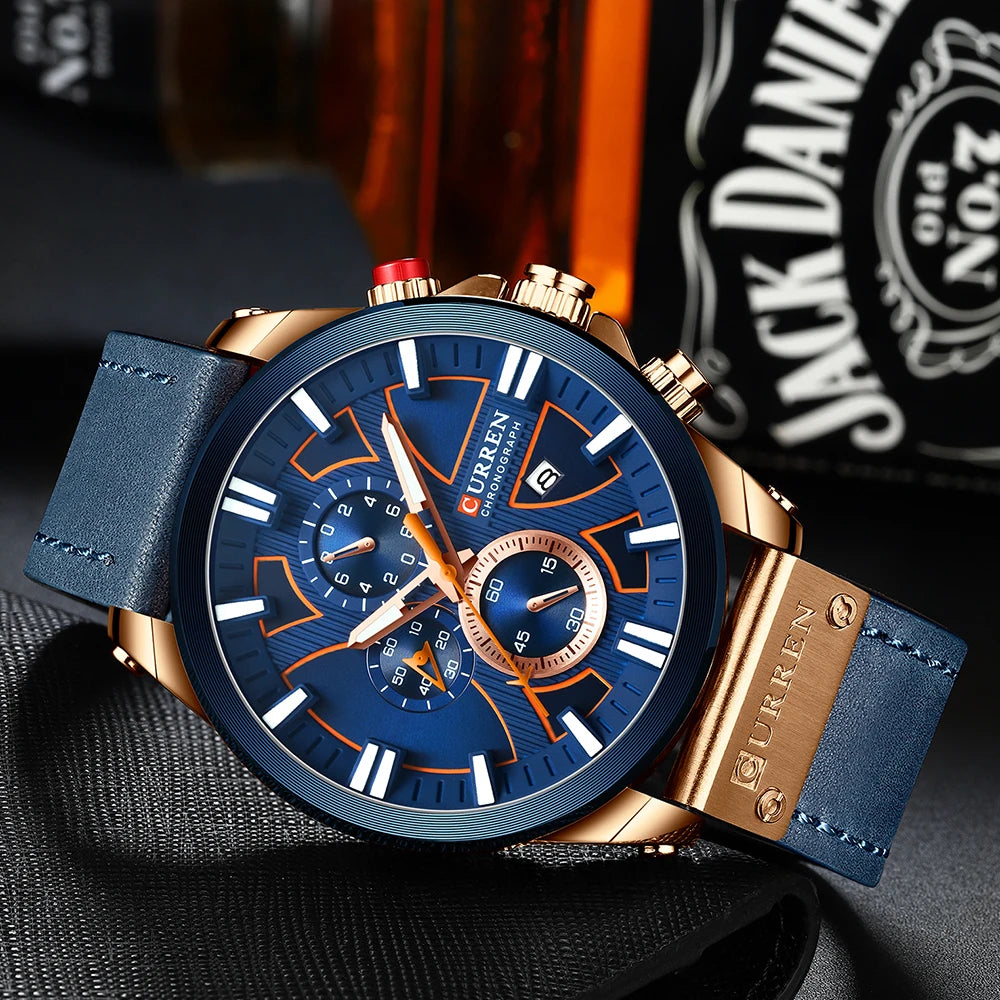 New CURREN fashion men's watches, quartz wristwatches