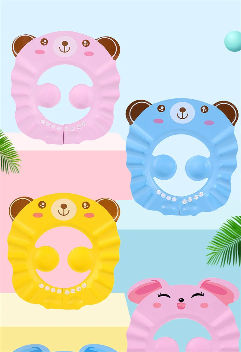 Adjustable Baby Shower Cap for Washing Hair, Ear Protection