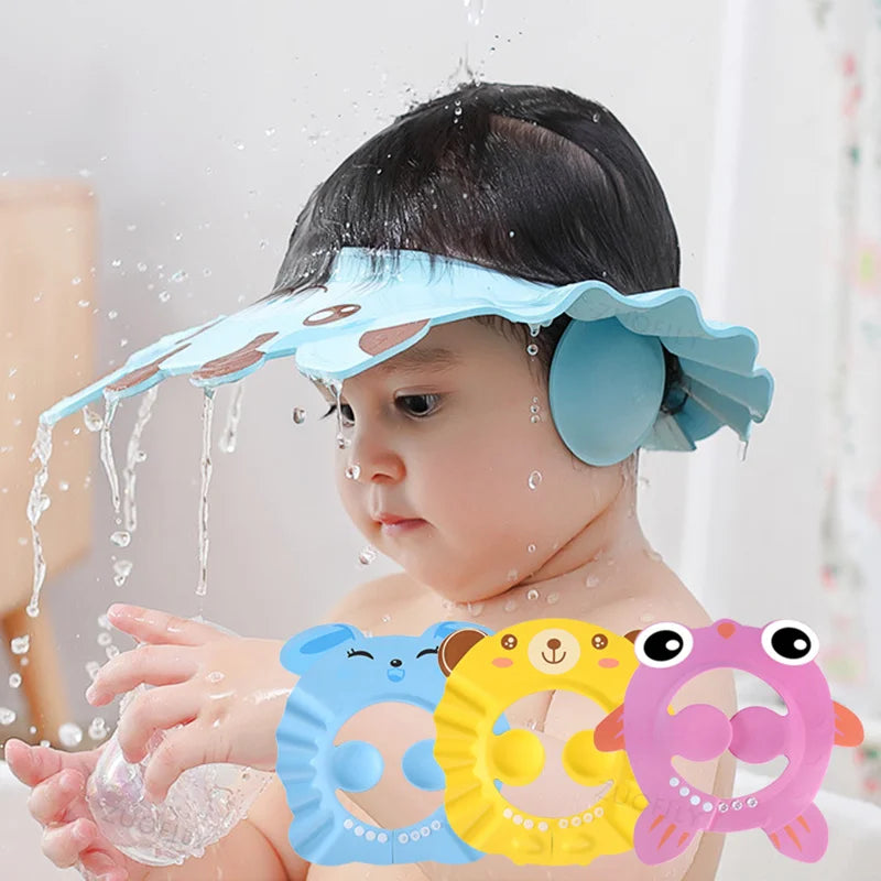 Adjustable Baby Shower Cap for Washing Hair, Ear Protection