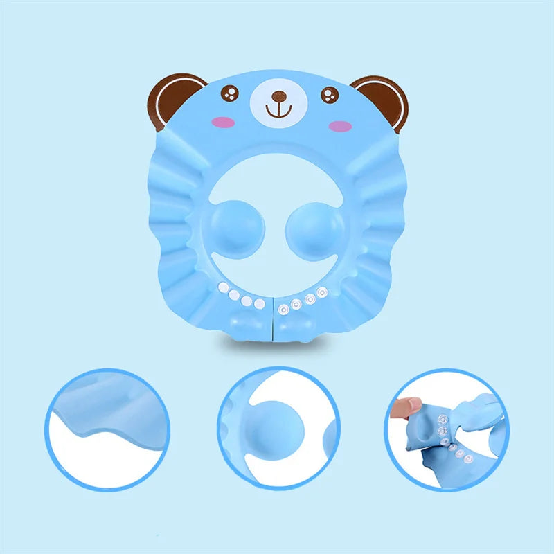 Adjustable Baby Shower Cap for Washing Hair, Ear Protection