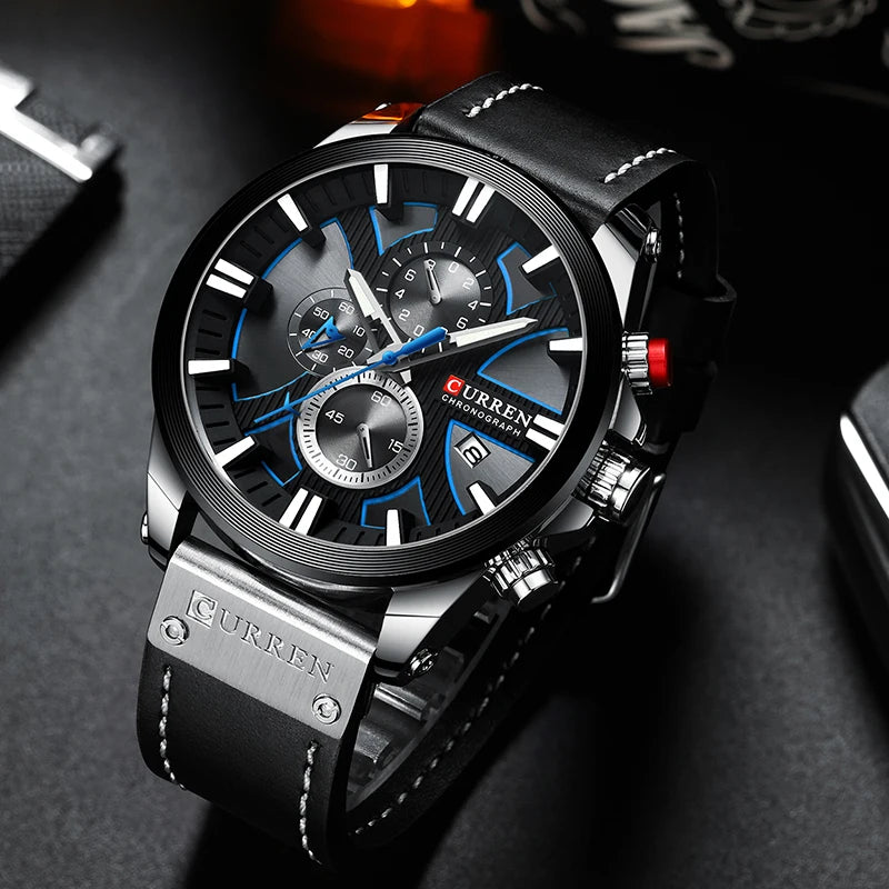 New CURREN fashion men's watches, quartz wristwatches