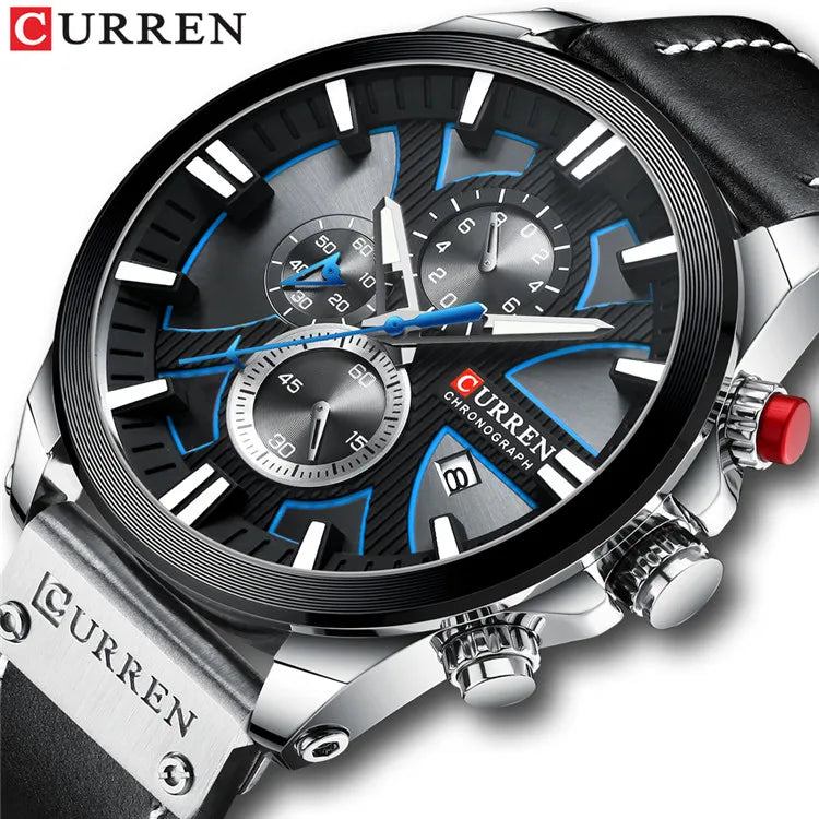 New CURREN fashion men's watches, quartz wristwatches