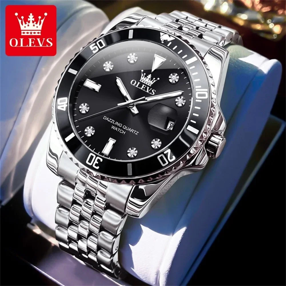 OLEVS 9809 Original Waterproof Quartz Watch