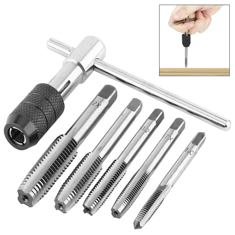 High quality T-type drill bit set, hand tapping tools