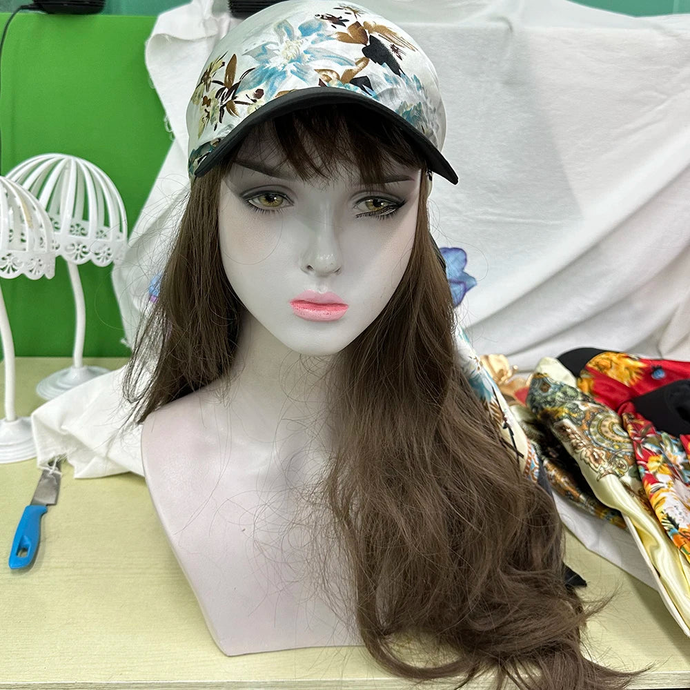 New printed sunscreen with headband and cap