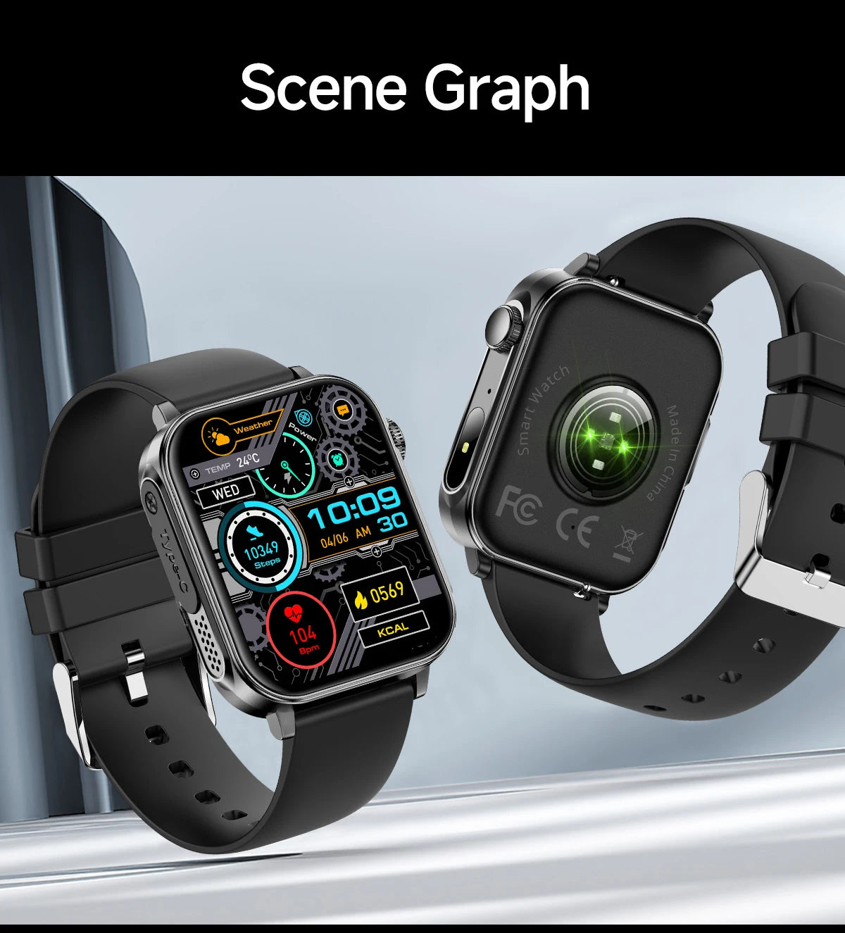 COLMI P80 Type C Smart Watch