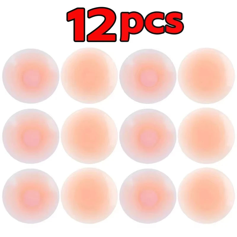 New Women Reusable Silicone Nipple Cover Breast Petal Bra Sticker