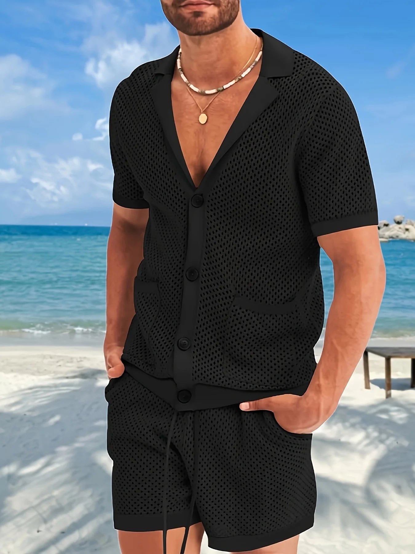 2 piece summer set for men