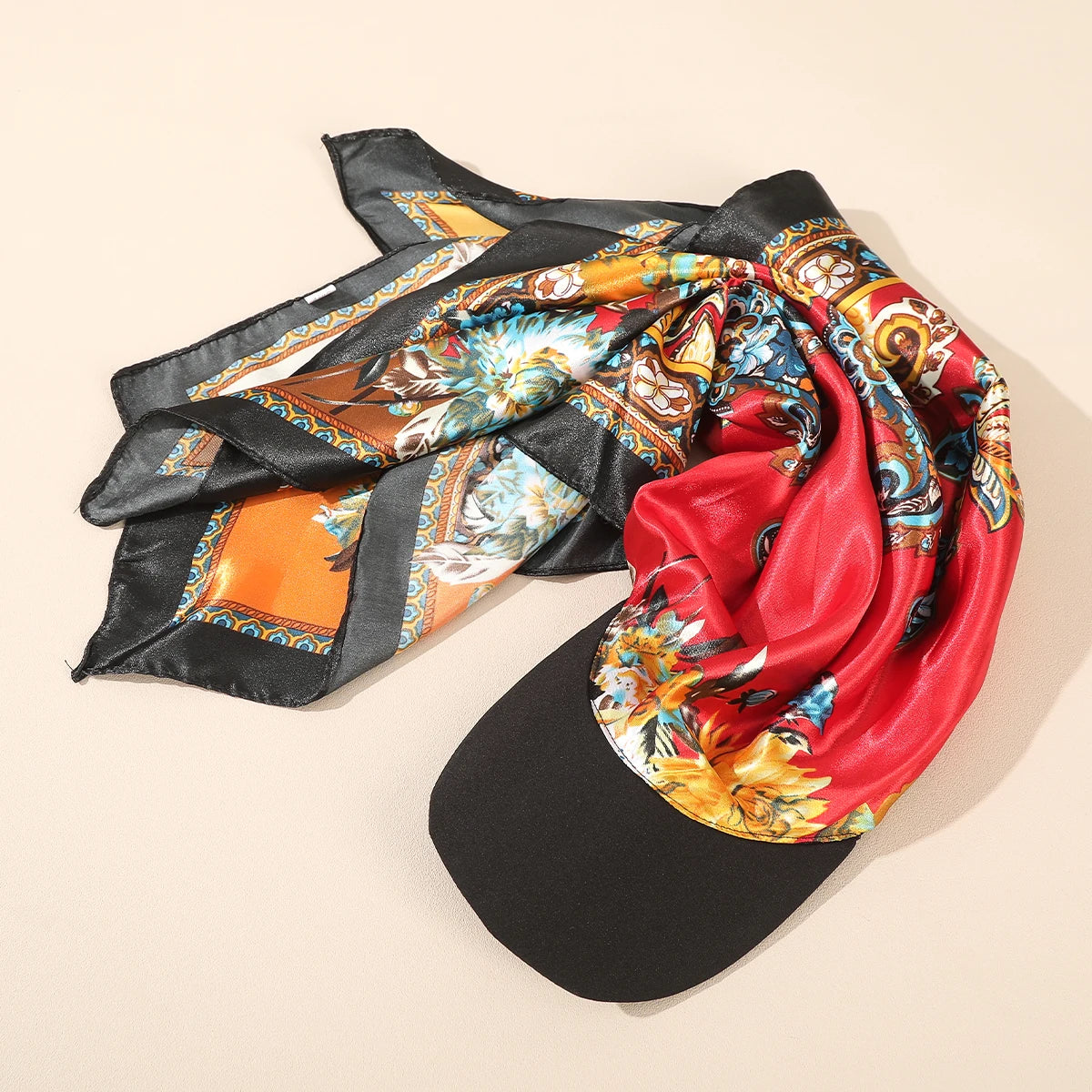 New printed sunscreen with headband and cap