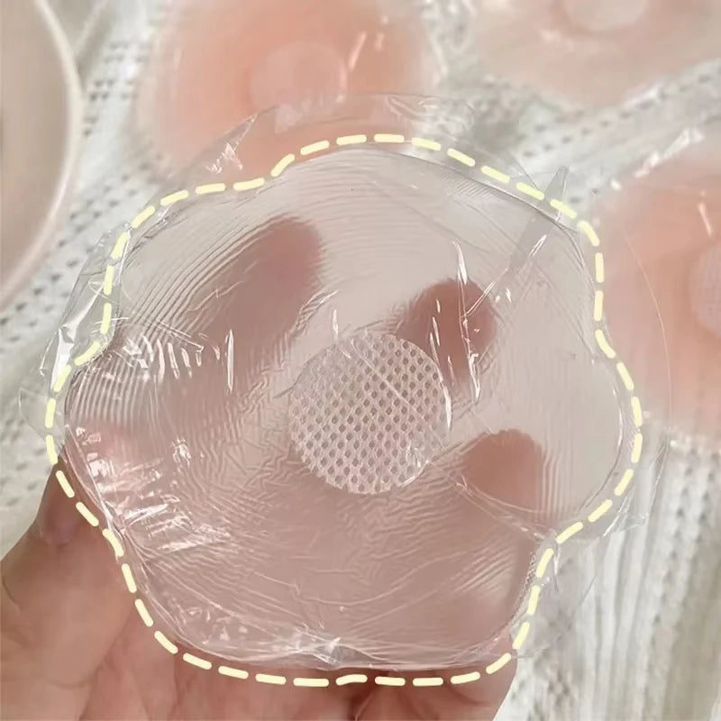 New Women Reusable Silicone Nipple Cover Breast Petal Bra Sticker