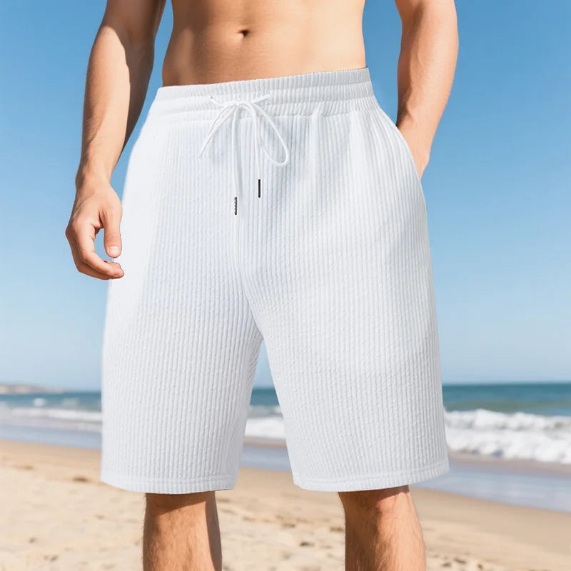 Summer men's trousers, heavy men's trousers, double-line jacquard