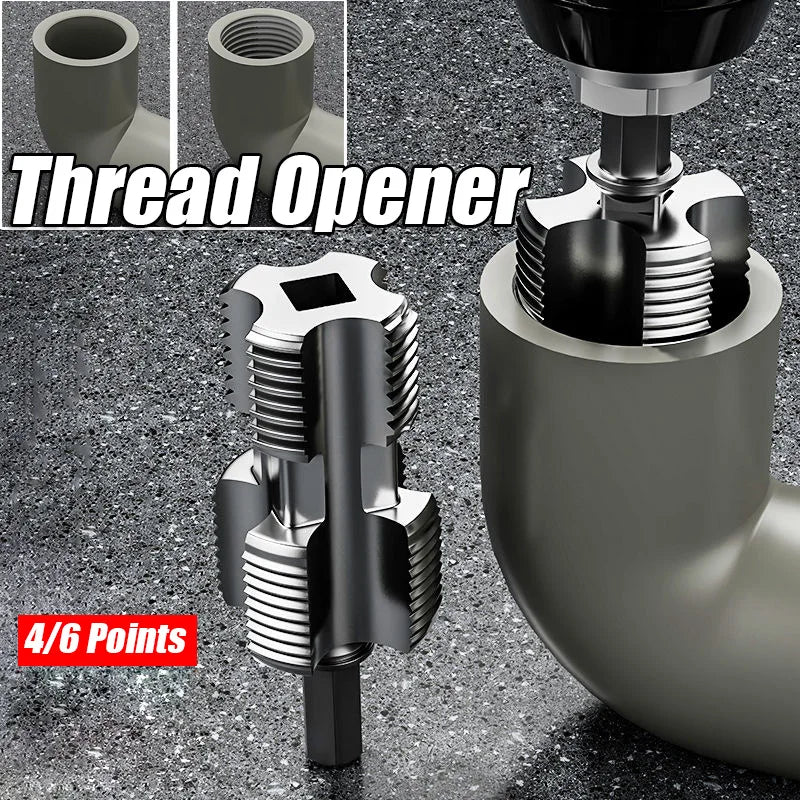Water Pipe Internal Thread Opener for PVC Plastic Pipe Thread Tap