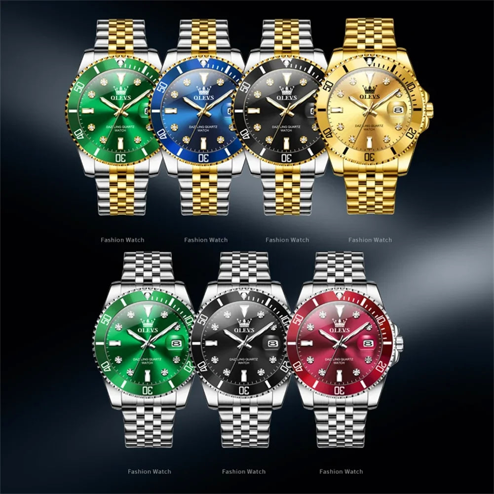 OLEVS 9809 Original Waterproof Quartz Watch