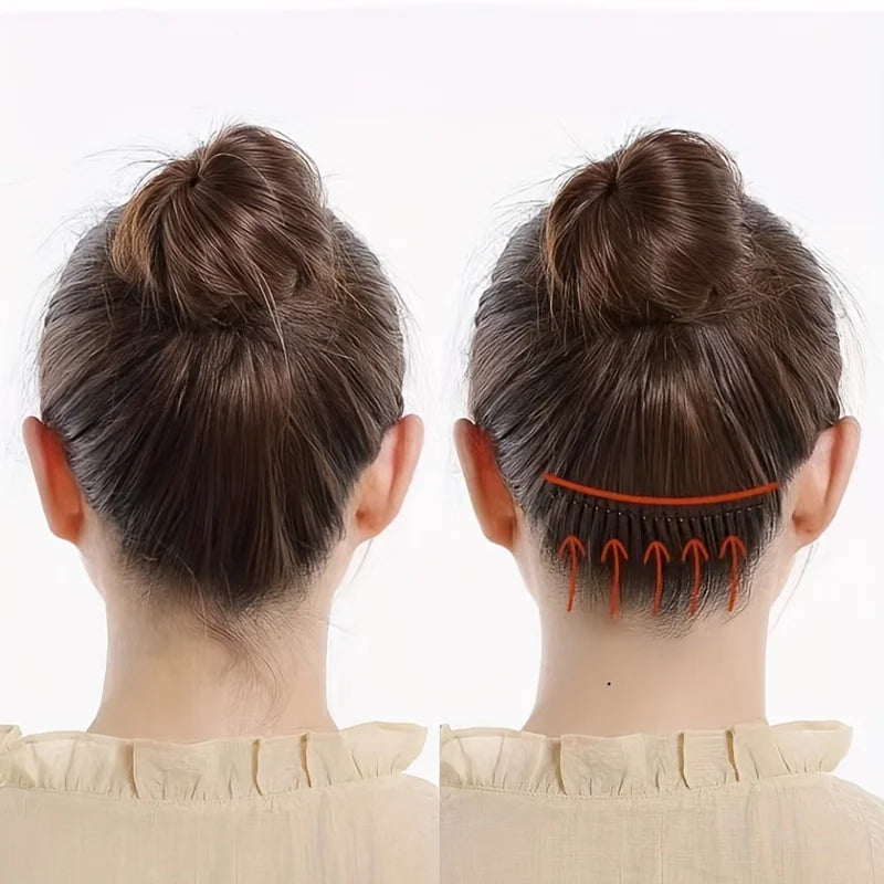 3pcs Multifunctional Hair Comb Wavy Hair Clips for Bangs Hairpin