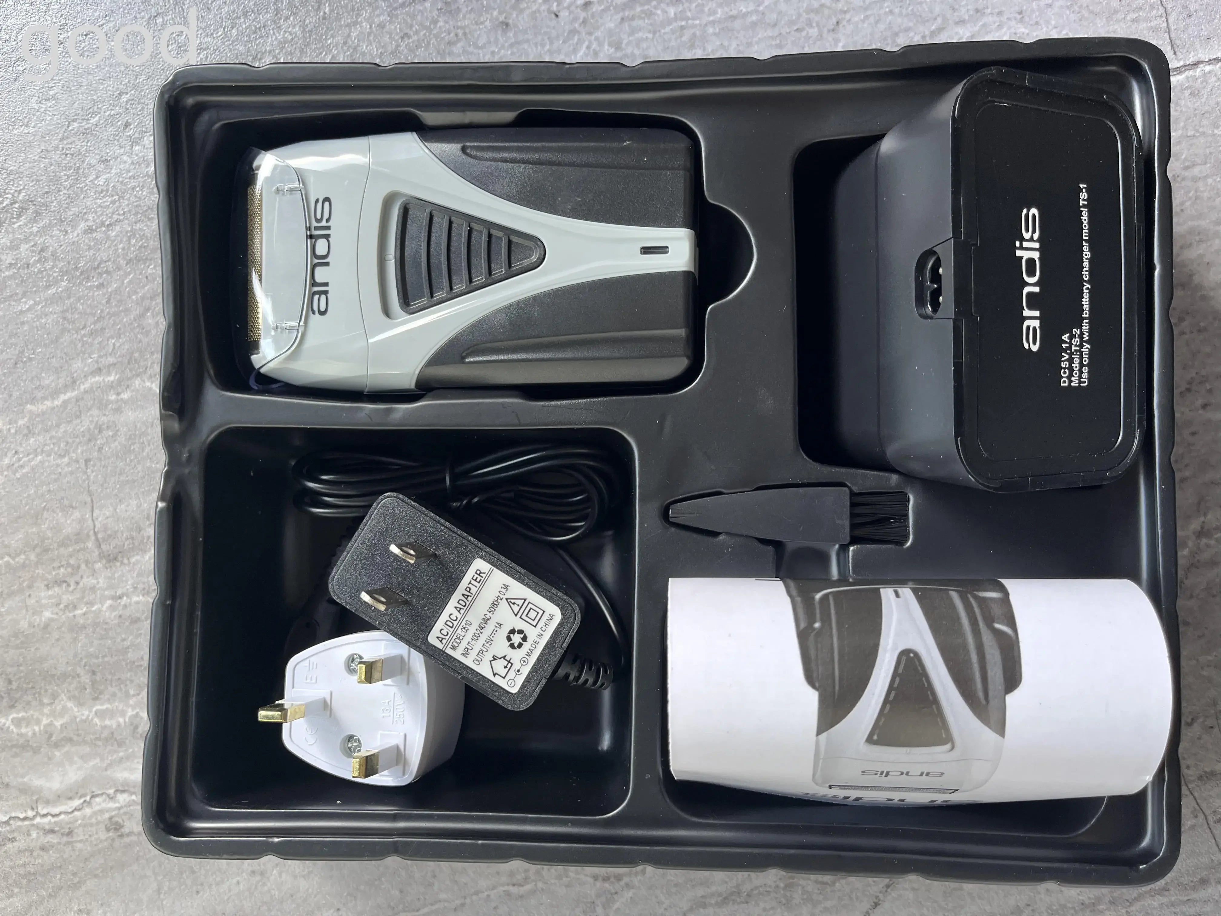 Original Andis Profoil Lithium Plus 17205 Electric Shaver for Hair Cleaning