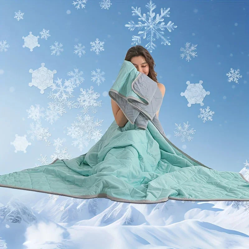 Ultra Soft Summer Cooling Blanket - Lightweight Cooling Blanket