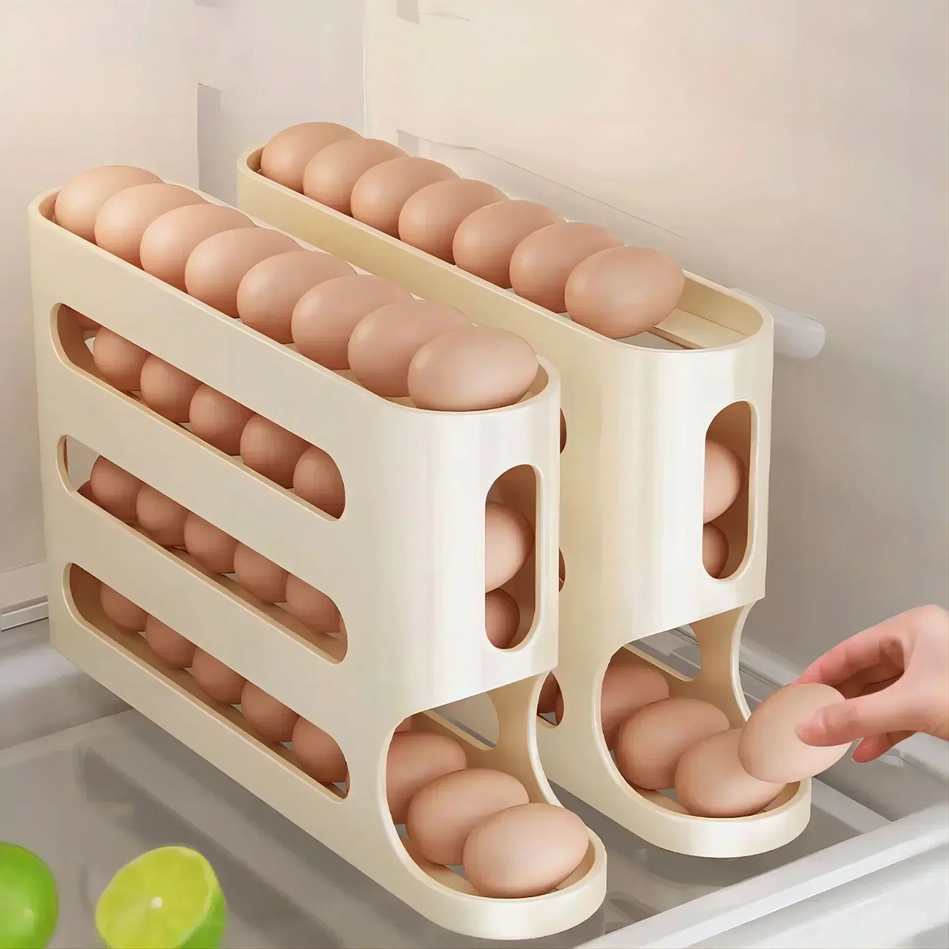 Layer Sliding Egg Storage Box Ladder Style