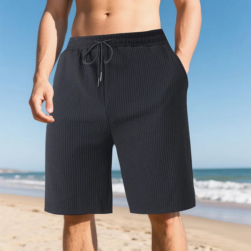Summer men's trousers, heavy men's trousers, double-line jacquard