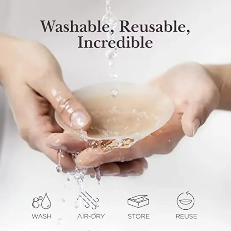 New Women Reusable Silicone Nipple Cover Breast Petal Bra Sticker