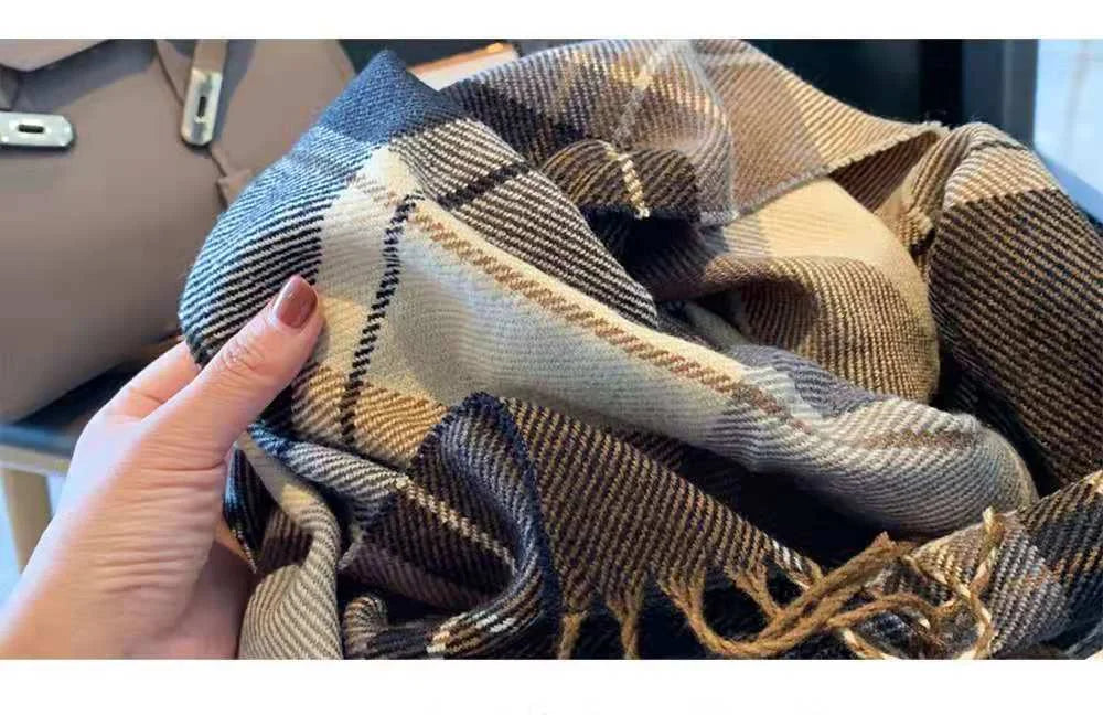 Women's Autumn and Winter Thick Warm Scarf Neck Scarves