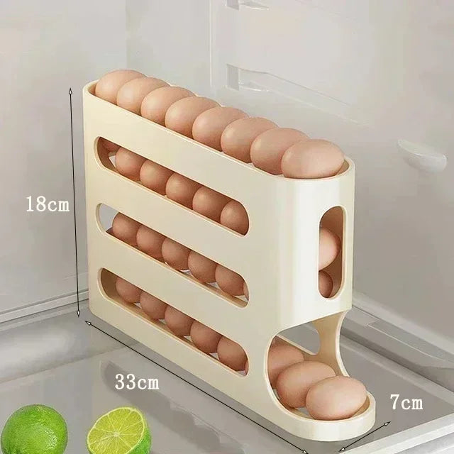 Layer Sliding Egg Storage Box Ladder Style