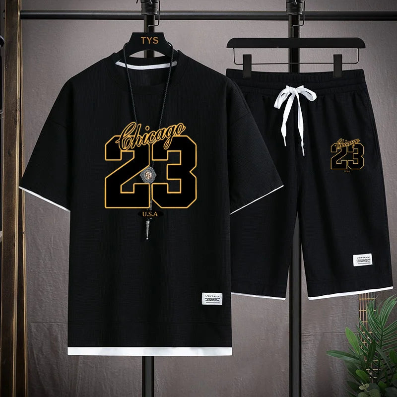 High quality, comfortable and fashionable men's beach shorts set