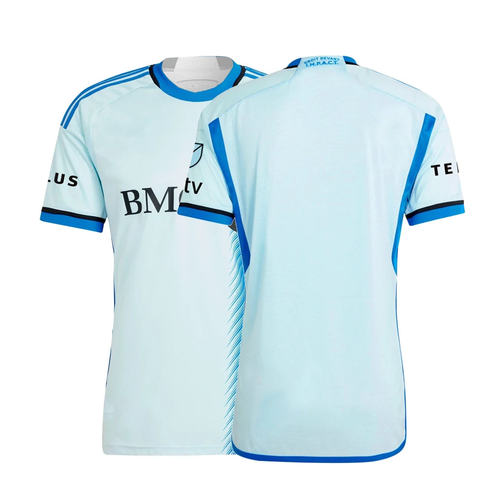 New CF Montréal men's and women's soccer jerseys