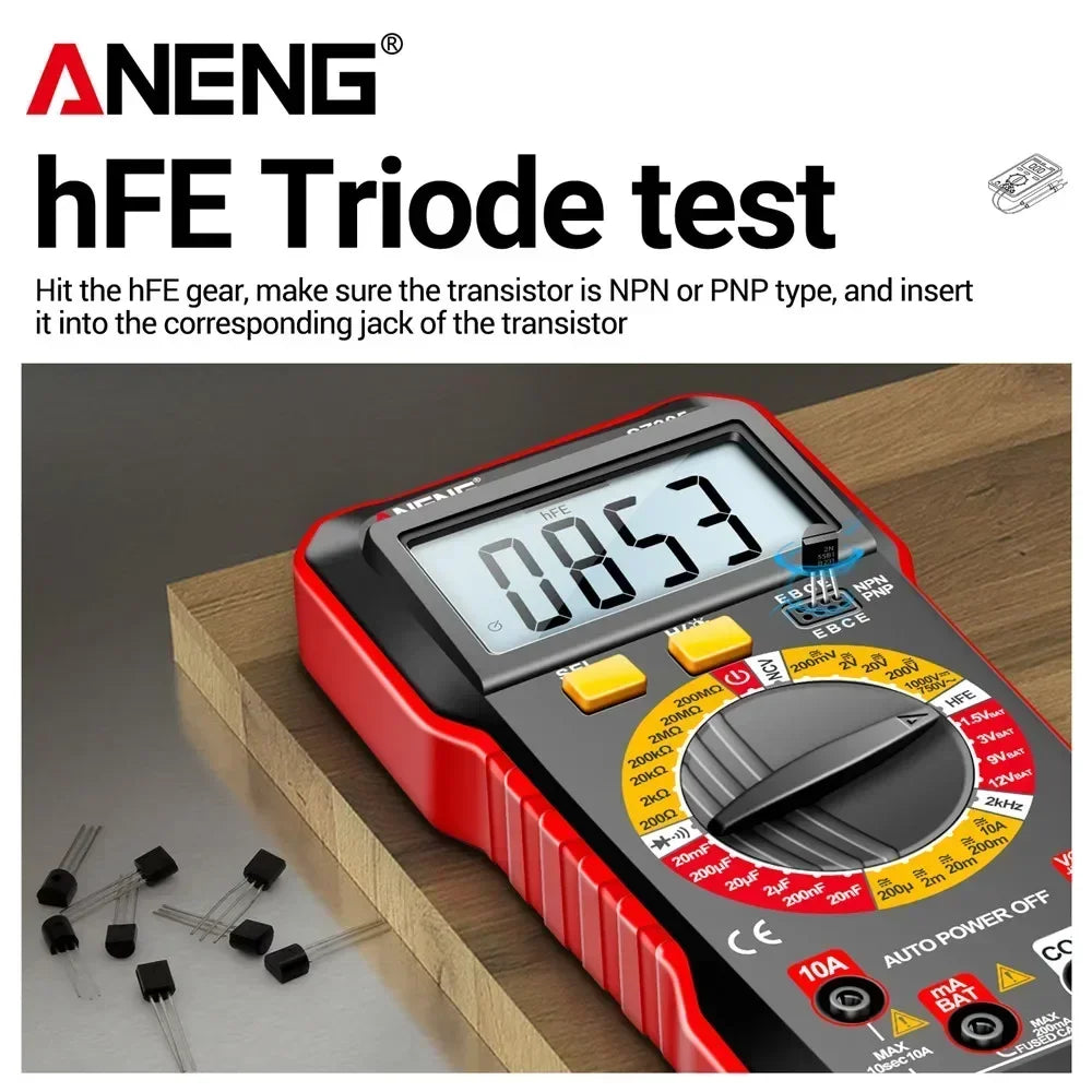 ANENG SZ305 Professional Digital Multimeter AC/DC Voltage Tester with