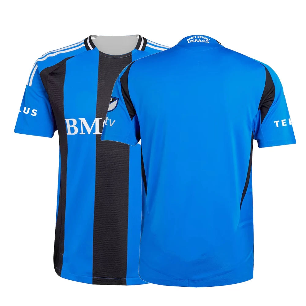 New CF Montréal men's and women's soccer jerseys