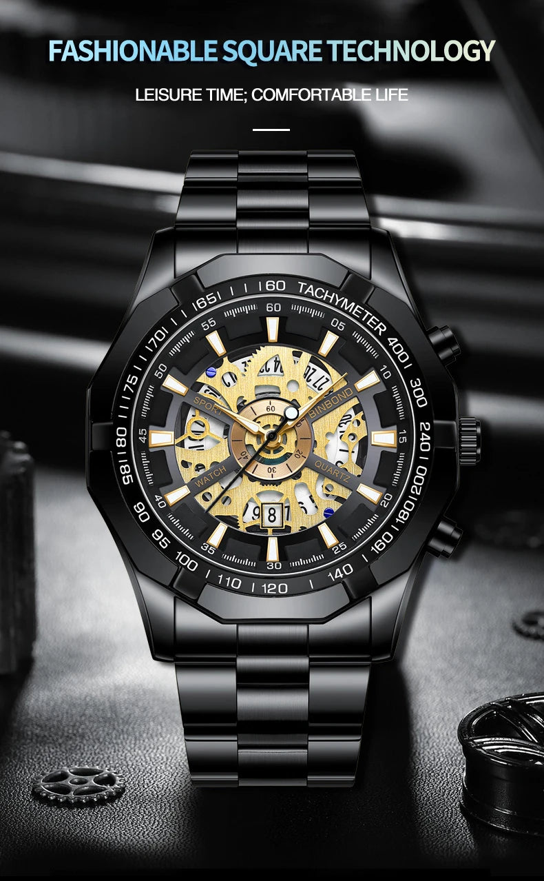 Binbond Luxury Brand Quartz Men's Watches