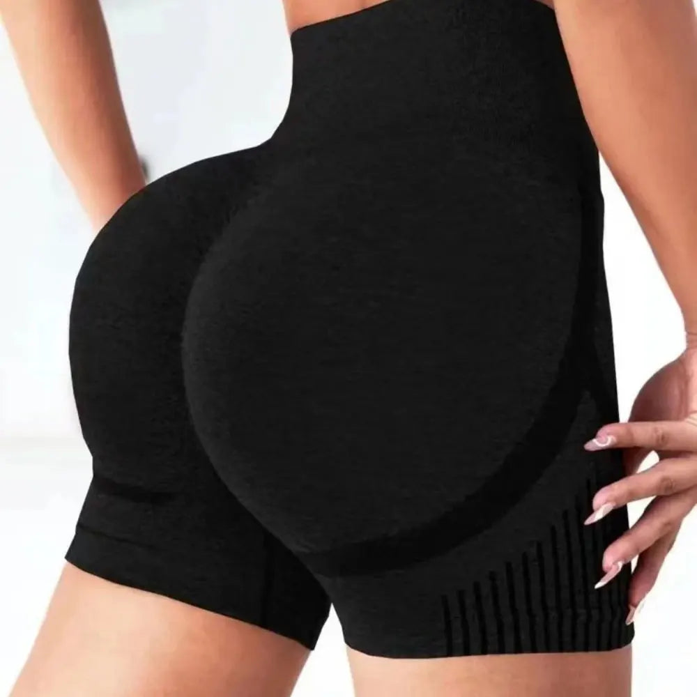 Women's High Waist Workout Shorts Fitness Yoga Butt Lifting Shorts
