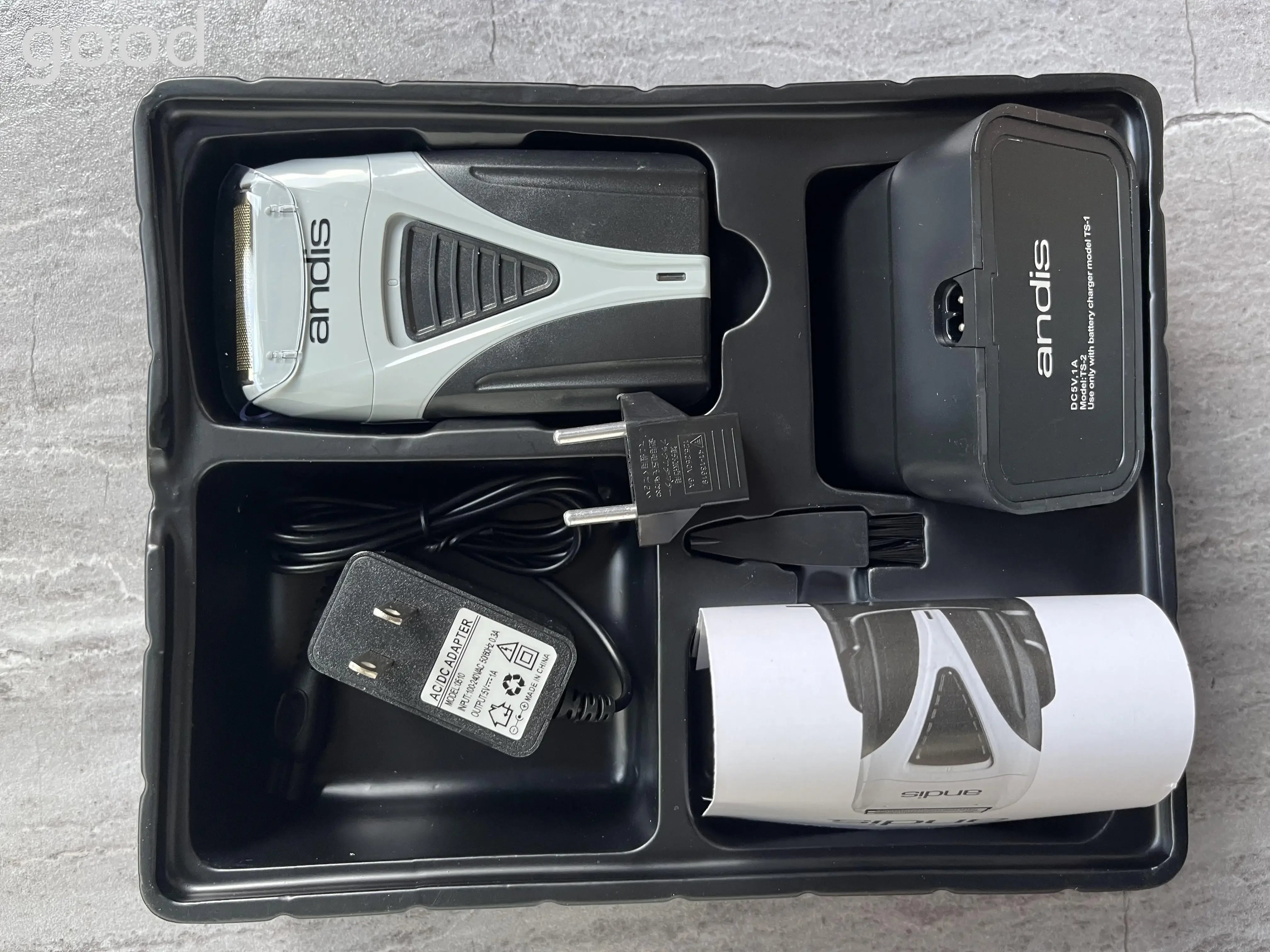 Original Andis Profoil Lithium Plus 17205 Electric Shaver for Hair Cleaning