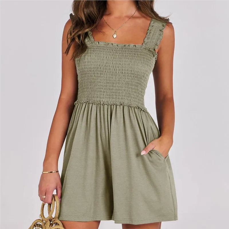 Women's summer jumpsuit, summer fashion 2025, casual, versatile