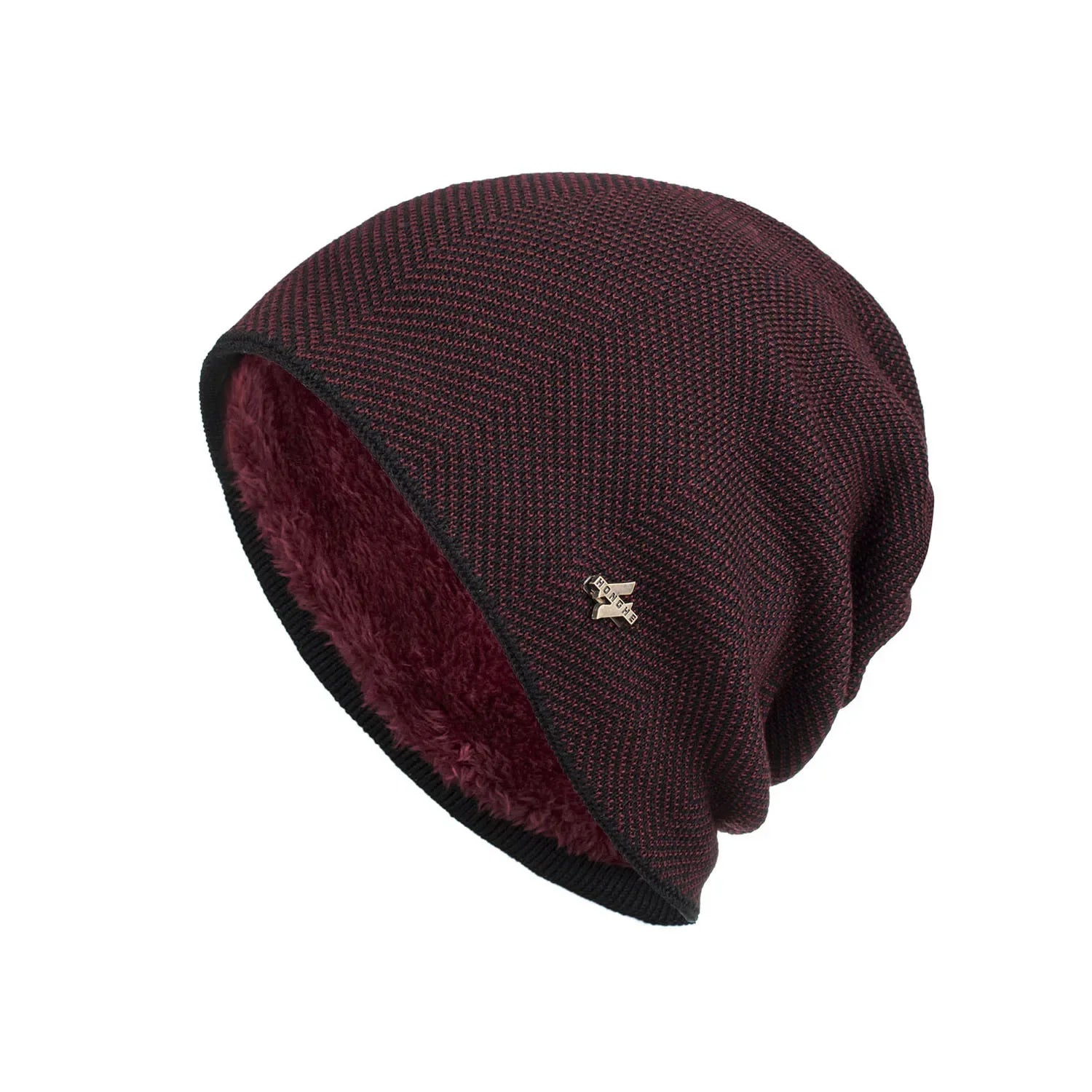 Warm Winter Beanie Hat, Adult Casual Knitted Hat