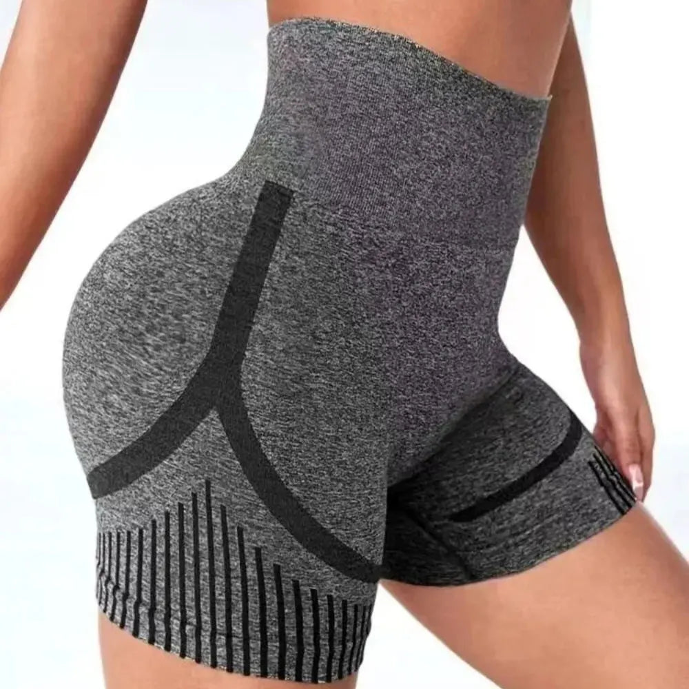 Women's High Waist Workout Shorts Fitness Yoga Butt Lifting Shorts