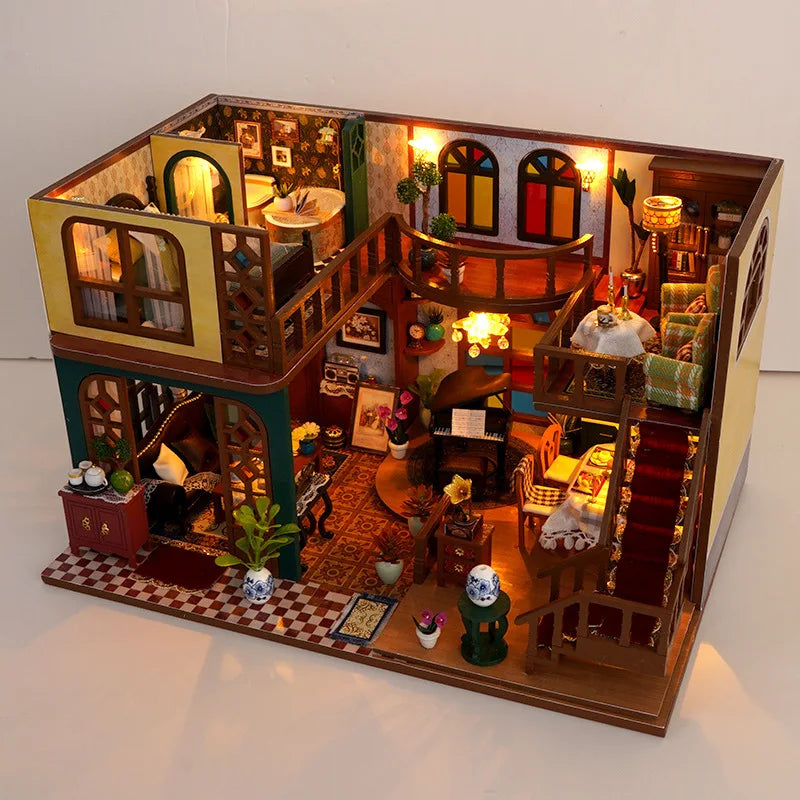 DIY dollhouse wooden box