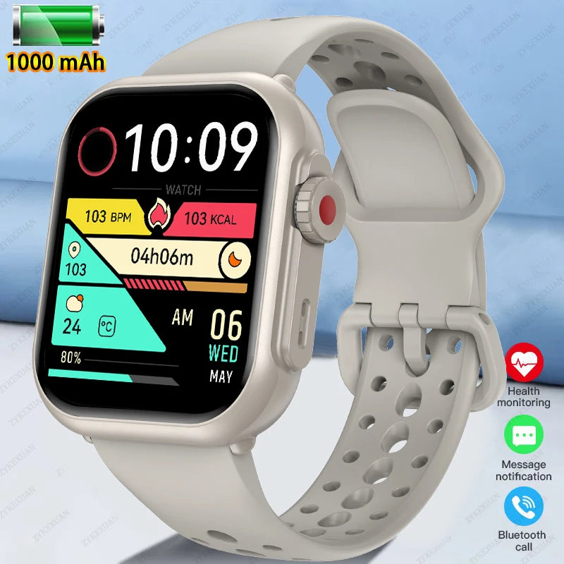 New Smart Watch, 1.85-inch AMOLED HD Touch Screen, IP68 Waterproof
