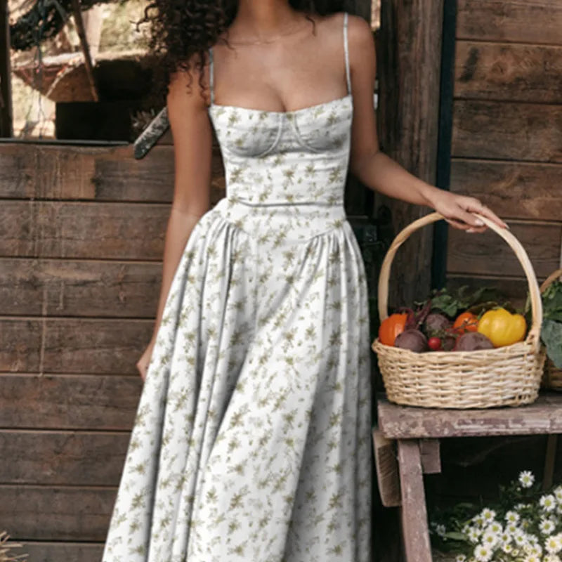 Sleeveless Backless Pleated Dresses for Women, Elegant 2025