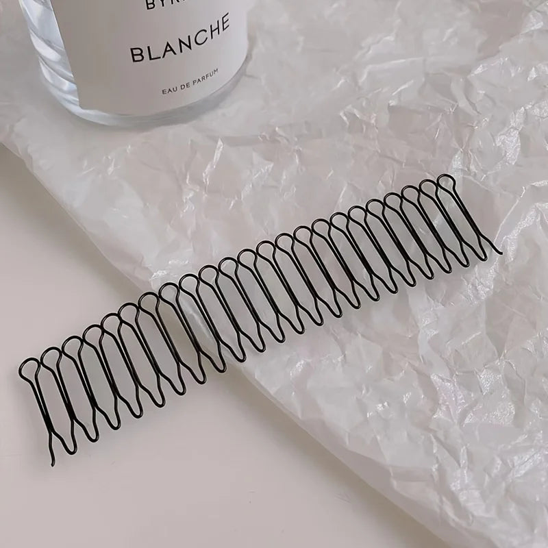 3pcs Multifunctional Hair Comb Wavy Hair Clips for Bangs Hairpin
