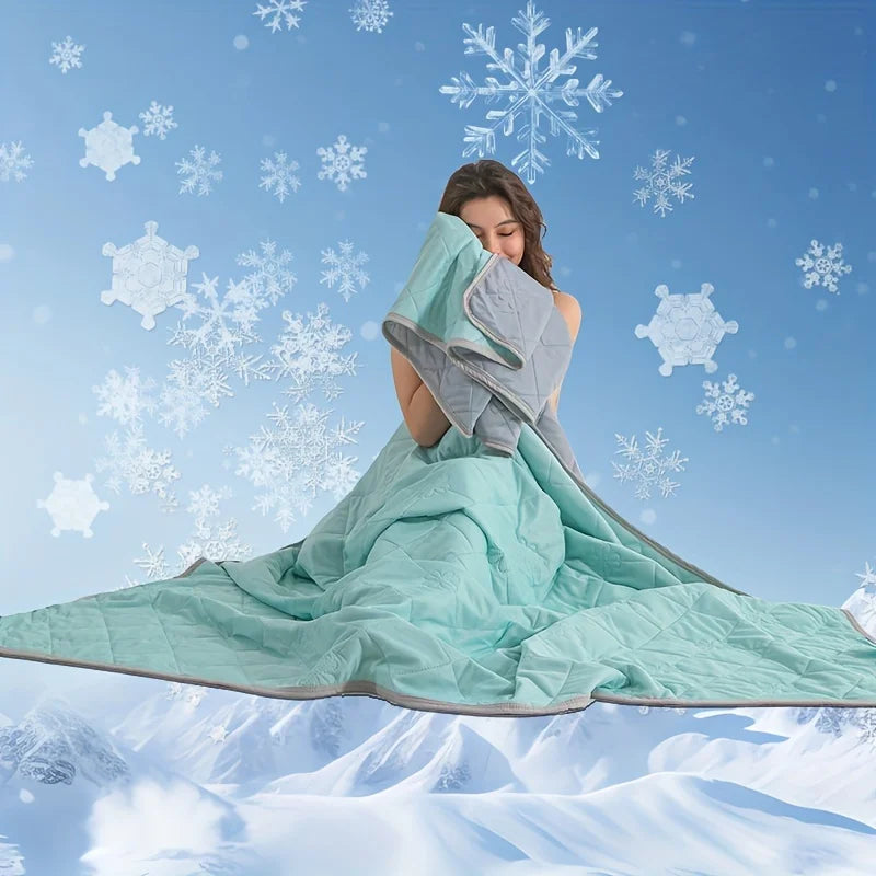 Ultra Soft Summer Cooling Blanket - Lightweight Cooling Blanket