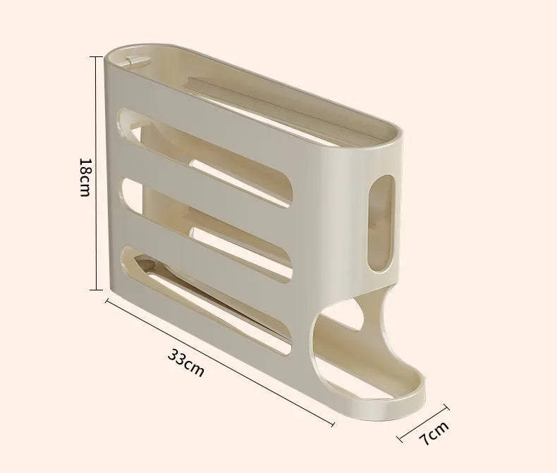 Layer Sliding Egg Storage Box Ladder Style