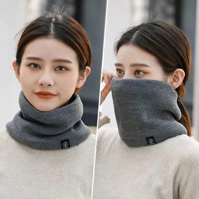 Women's Fashion Solid Knitted Scarf Cashmer Winter Type