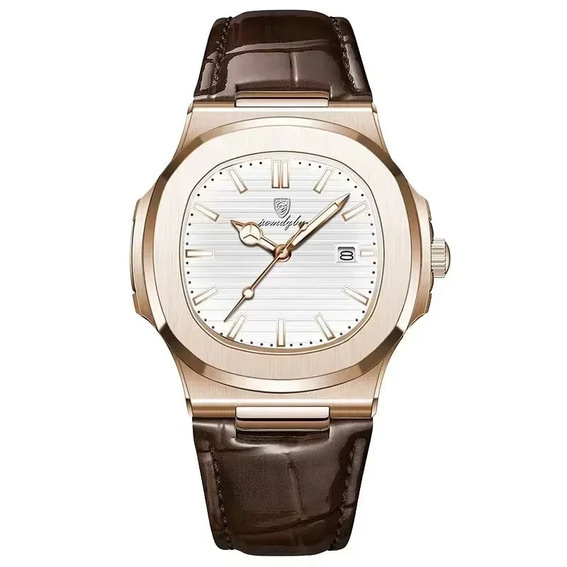 Fashion Business Luminous Calendar Quartz Watch