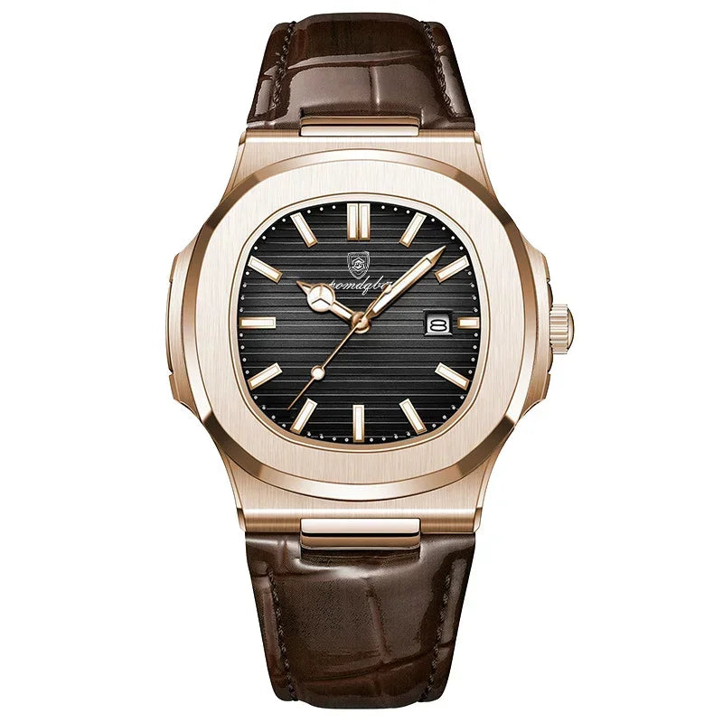 Fashion Business Luminous Calendar Quartz Watch
